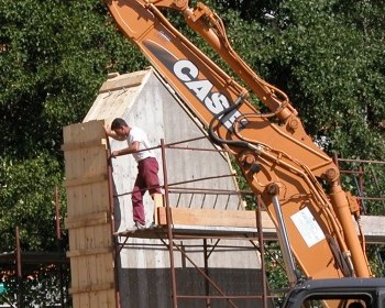 Anfiteatro di Sordevolo 4 Inizio lavori