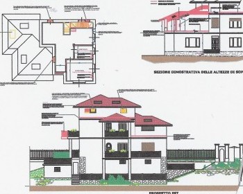 Villetta a Biella località Piazzo 1 Progetto