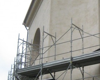 Restauro Chiesa di Graglia 3 Inizio lavori