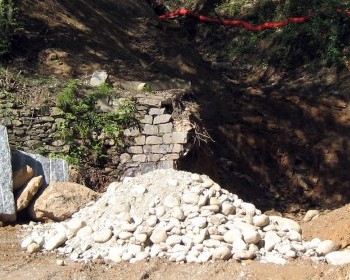 Sistemazione ambientale località Prera a Sordevolo 5 Lavori in corso