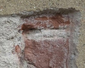 Restauro facciata edificio storico a Biella 4 Inizio lavori