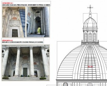 Restauro basilica nuova di Oropa 2 Progetto