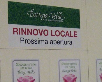 Negozio Bottega Verde a Rescaldina 2 Lavori in corso